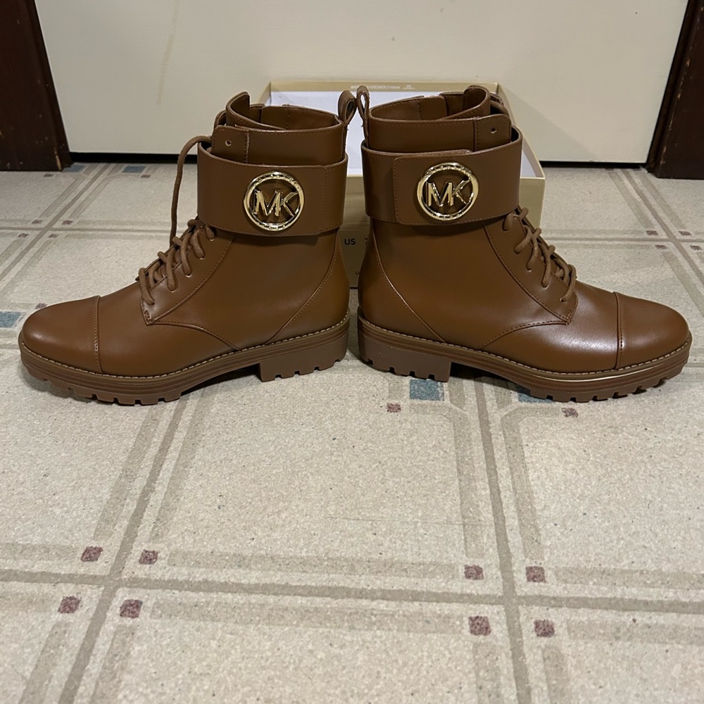Michael kors Tatum leather combat boots
